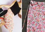 Load image into Gallery viewer, Vintage 90s minimalist flower print pastel skirt
