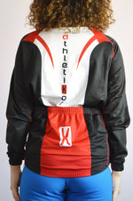 Load image into Gallery viewer, Vintage 90s sports logo print tracksuit jacket
