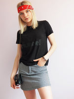 Load image into Gallery viewer, Vintage HUMMEL Y2K  black sports t-shirt tee with logo print

