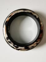 Load image into Gallery viewer, Vintage 80s plastic abstract animal print round bracelet
