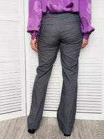 Load image into Gallery viewer, Vintage Y2K grey dogtooth mid waist straight pants
