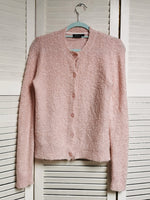 Load image into Gallery viewer, Vintage 90s pink knit minimalist cardigan top
