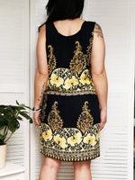 Load image into Gallery viewer, 80s vintage folk pattern top &amp; wrap skirt co-ordinates

