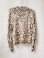 Load image into Gallery viewer, Vintage 90s minimalist jazzy cable knit handmade jumper
