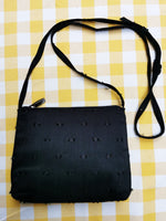 Load image into Gallery viewer, Vintage 90s black shimmer mini long handle shoulder bag
