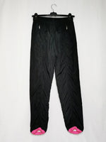 Load image into Gallery viewer, Vintage 90s black eggshell sports jogger trousers
