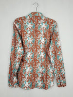 Load image into Gallery viewer, Vintage 90s menswear abstract paisley unisex shirt
