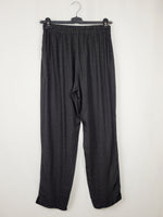 Load image into Gallery viewer, Vintage 90s black polka dot casual summer pants
