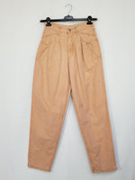 Load image into Gallery viewer, 90s Vintage high waist peach pink jeans pants
