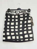 Load image into Gallery viewer, Vintage 90s reversible wrap mini summer skirt
