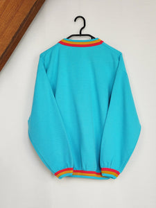 Vintage 90s blue minimalist oversized sweatshirt