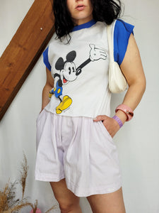 90s reworked Mouse print T-shirt tee