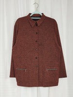 Load image into Gallery viewer, Vintage 90s brown buttons down shirt shacket
