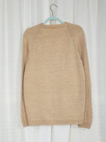 Load image into Gallery viewer, Vintage 90s handmade brown knit buttons down long cardigan
