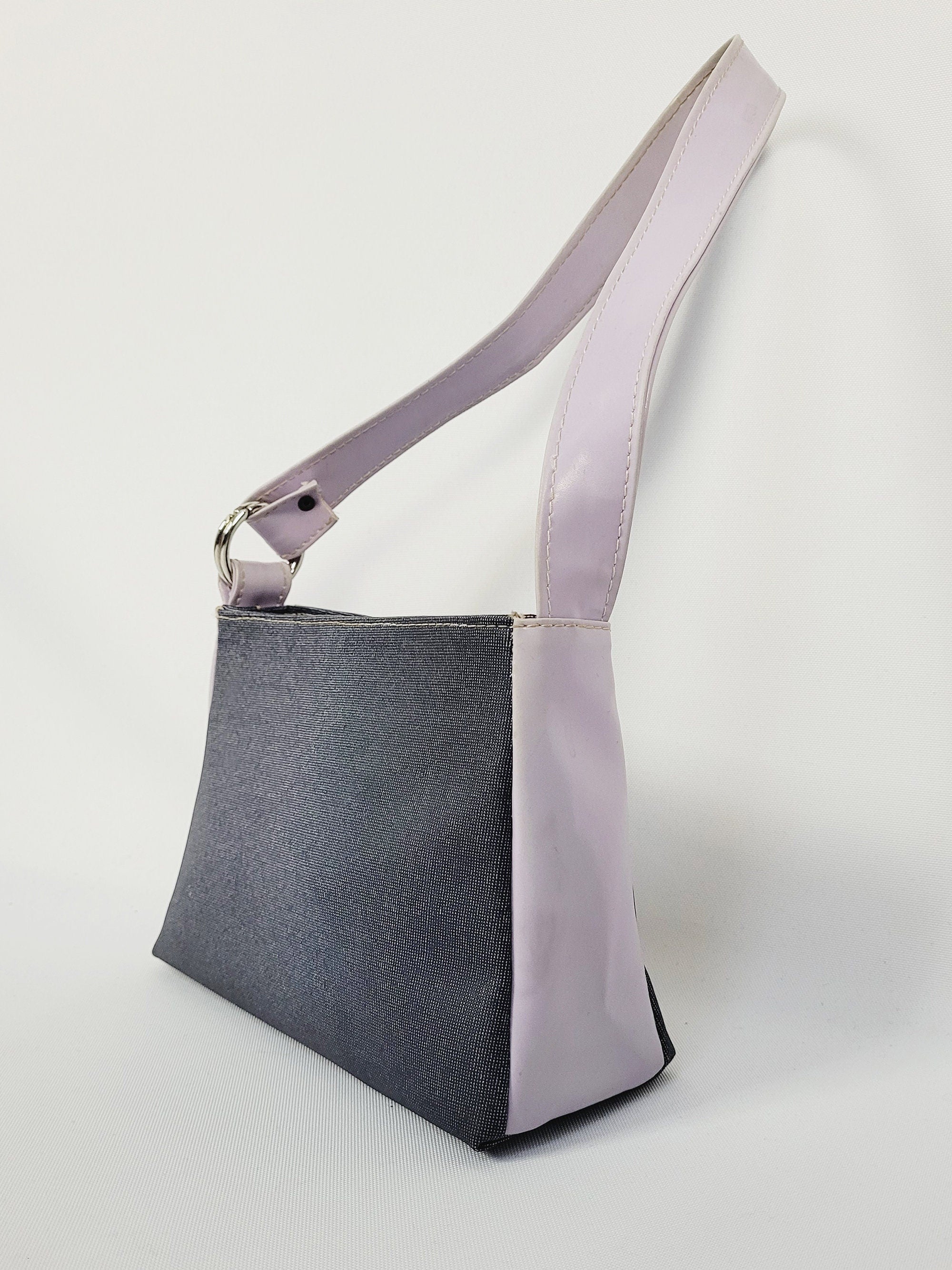 00s Y2K vintage purple & blue square shoulder bag purse