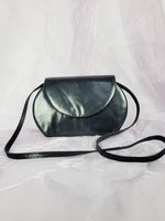 Load image into Gallery viewer, Vintage 90s black round small shoulder handbag
