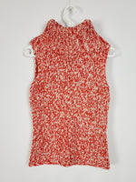 Load image into Gallery viewer, Retro 90s red minimalist jazzy cable knit sleeveless top
