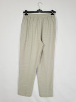 Load image into Gallery viewer, 90s retro grey checked smart casual straight pants
