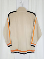 Load image into Gallery viewer, Vintage 90s beige fleece sports zip sweatshirt jacket
