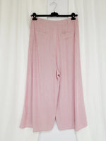 Load image into Gallery viewer, Vintage 90s red white striped layered ankle Boho pants

