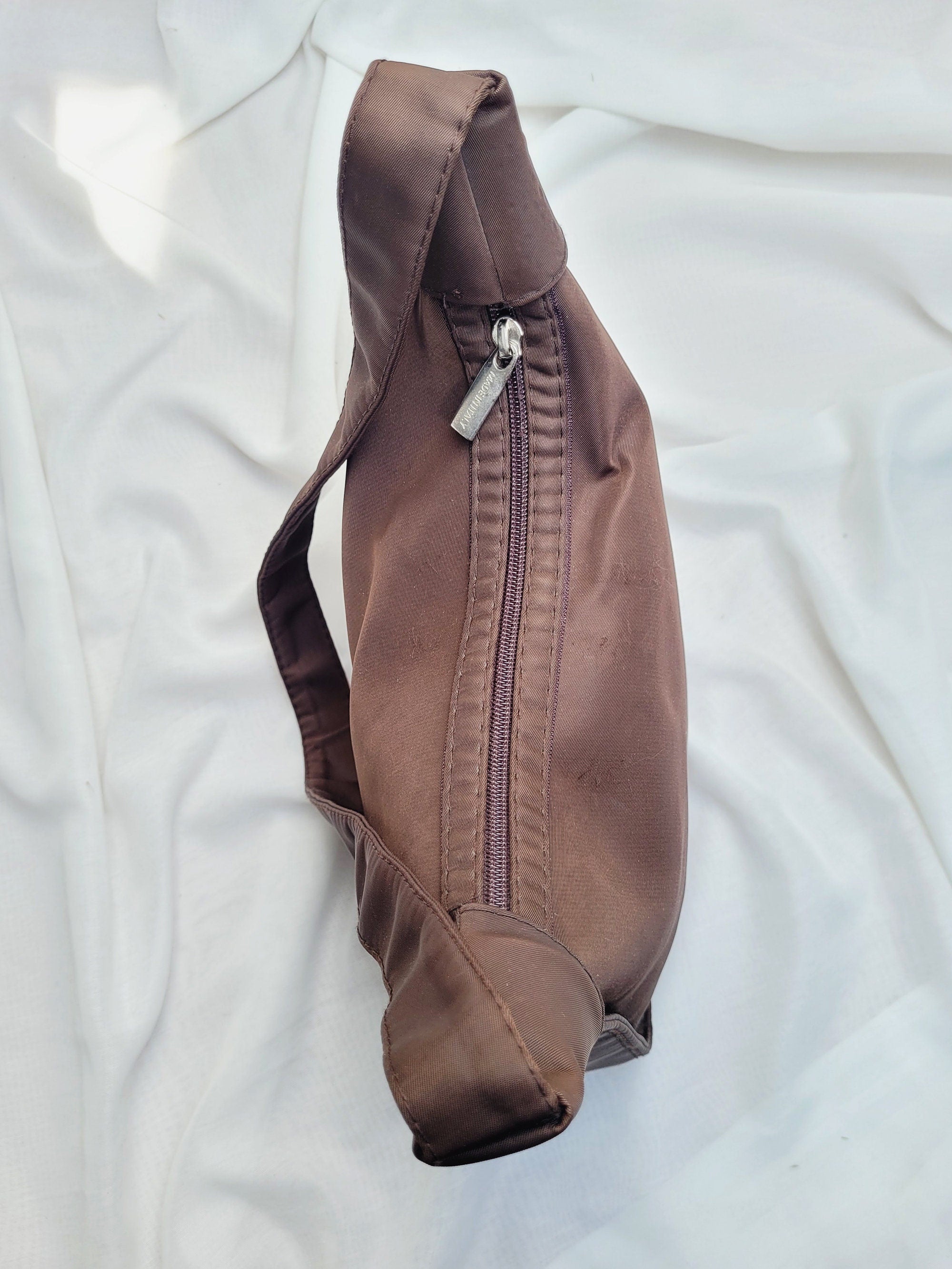 Vintage 90s minimalist brown square shoulder bag