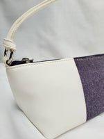 Load image into Gallery viewer, Y2K combo fabric color block small baguette handbag purse
